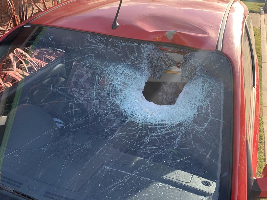 Driver’s lucky escape as wood smashes windscreen | The Mercury