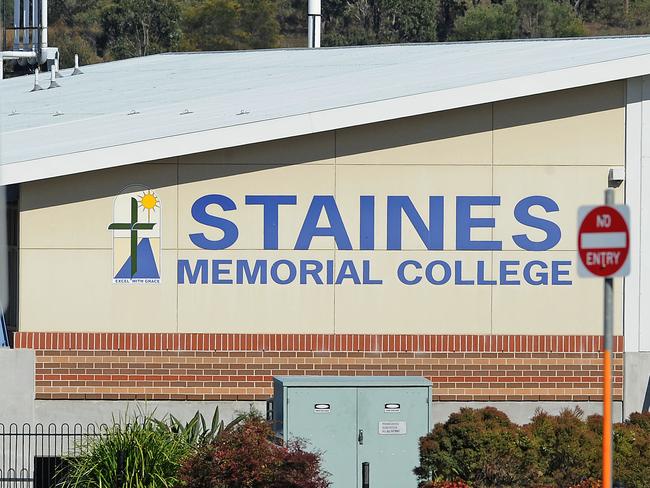 Brisbane, AUSTRALIA - NewsWire Photos August 31, 2020:  Staines Memorial College in Redbank closed for COVID-19 deep cleaning.Picture: NewsWire / John Gass