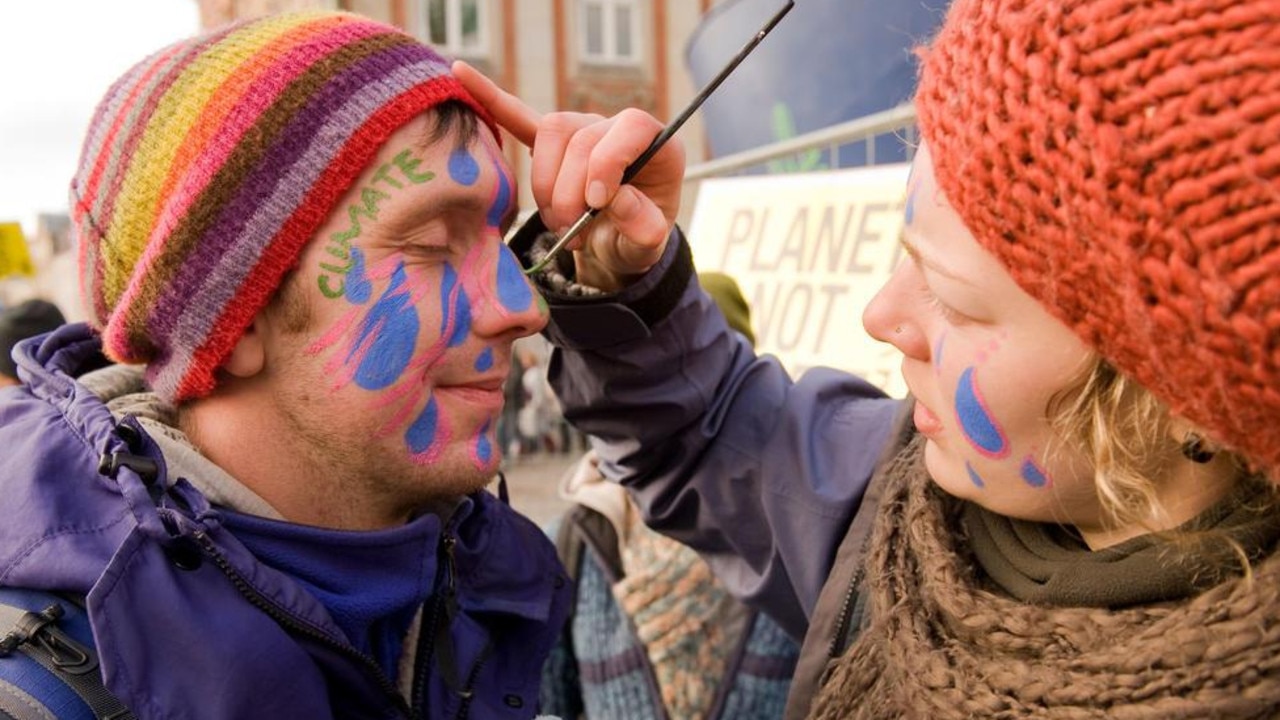 Painting someone's face is fun in the light and even more fun in the dark. Picture: WWF