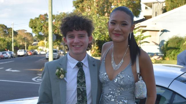 Peter Nieuwoudt and Emma Robeye at the Sunshine Coast Grammar School formal on November 17. Picture: Sam Turner