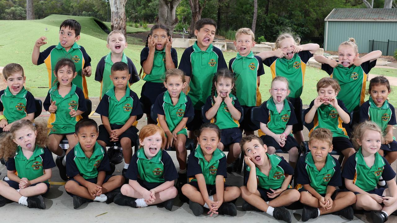 My First Year: Musgrave State School Prep Silver. Front Row: May, Coen, Phoenix, Mia, Jude, Charlie, Ariya. Middle Row: Nicolas, Summer, Michael, Maisie, Aria, Luna, Maximus. Back Row: Zayn, Harry, Korah, Kendall, Joseph, Evangeline. Picture: Glenn Hampson.