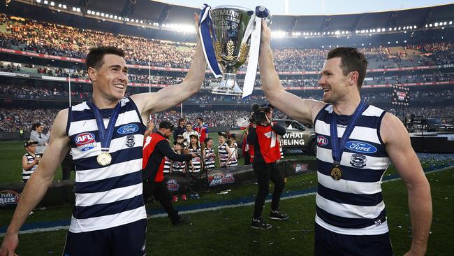 The Cats start as the premiership favourites in 2023. (Photo by Daniel Pockett/AFL Photos/via Getty Images)