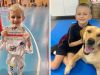 'My son's therapy dog helped him sleep at night'