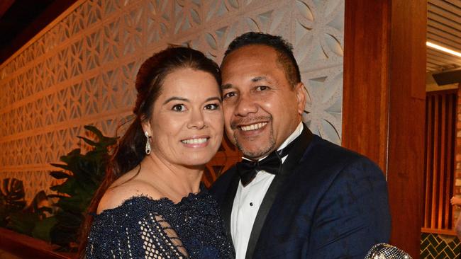 Sophia and Daniel Seve at The Ark black tie charity ball at Parkwood Village. Picture: Regina King