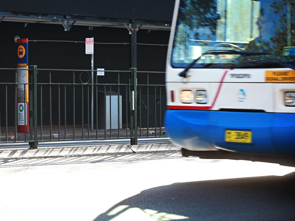 The 13-year-old allegedly spat on the female bus driver on Sydney’s Lower North Shore and was refused bail. Picture: Adam Yip