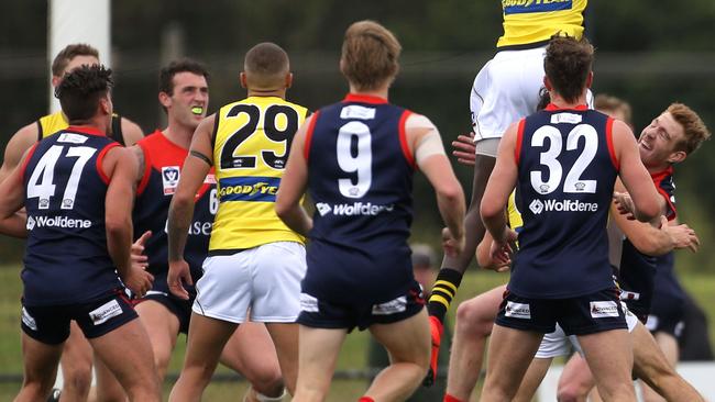 State league players could be ineligible for the mid-season draft. Picture: Stuart Milligan