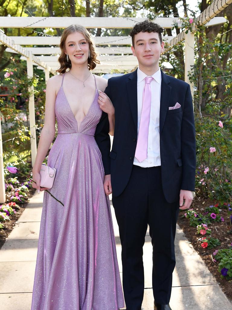 Brianna Whyte and Ben Grieve at Glennie School Formal. Picture: Patrick Woods.