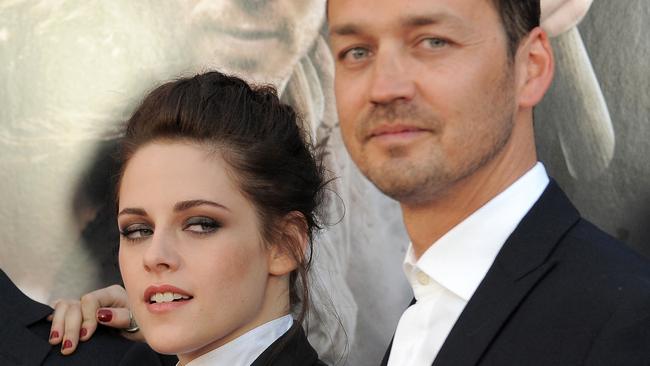 Kristen Stewart and director Rupert Sanders attending the Snow White and the Huntsman screening in Los Angeles in 2012. Picture: Jordan Strauss/Invision/AP