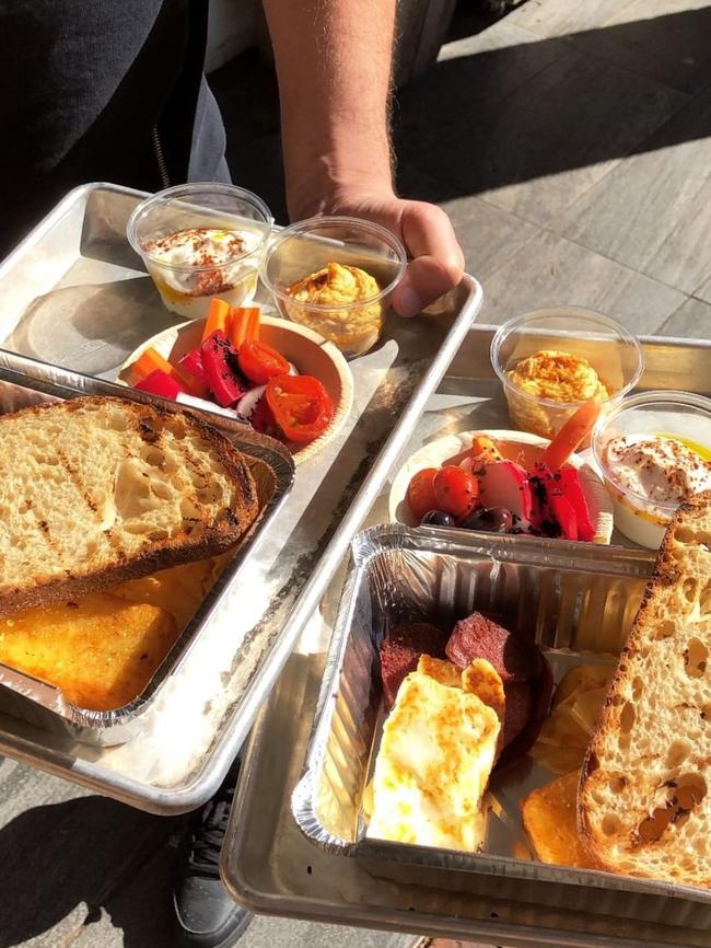 The Brekkie tray with eggs cooked your way. Picture: Instagram