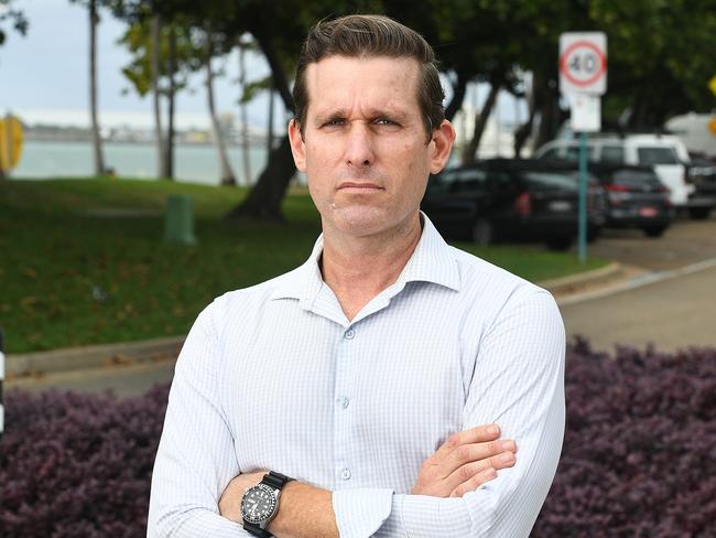 Councillor Kurt Rehbein is critical of the council's budget measures to rollout parking meters at the Strand. Picture: Shae Beplate.