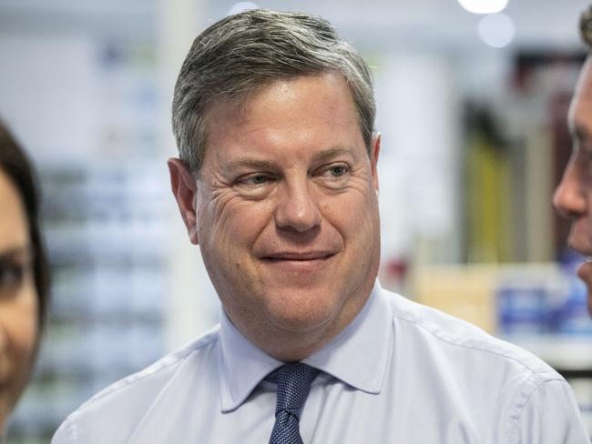 Queensland LNP leader Tim Nicholls has refused to be drawn on the issue of Queensland’s debt. Picture: AAP Image/Glenn Hunt