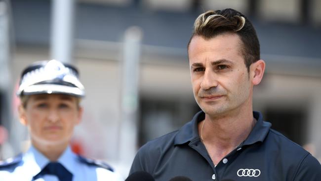 Hairdresser and DJ Anthony Koletti said he was helping police find his wife. Picture: NCA NewsWire/Joel Carrett