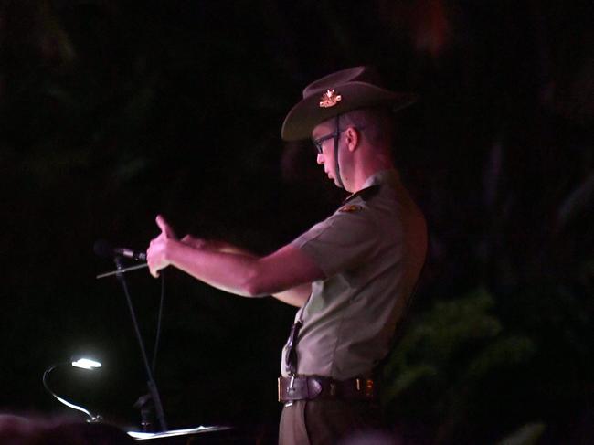 Anzac Day 2025. Dawn service Anzac Park Townsville. Picture: Evan Morgan