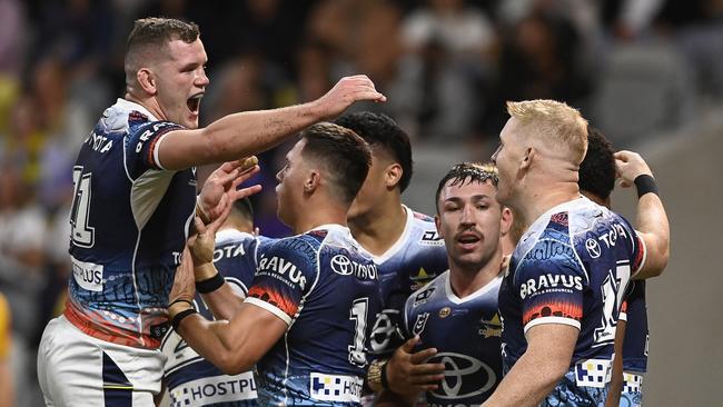 Maroons coach Billy Slate is backing the Cowboys as genuine premiership contenders in 2022. Picture: Getty Images.