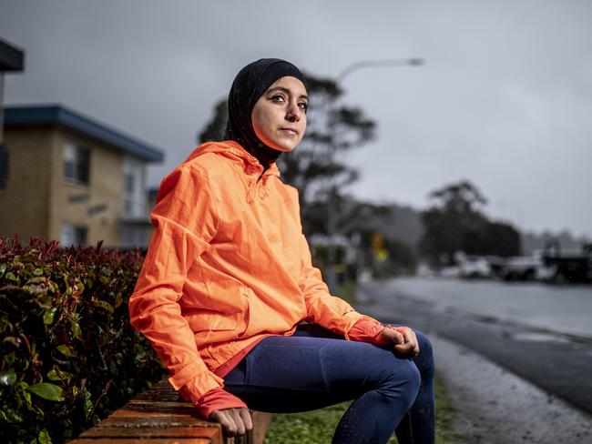 Runner Meriem Daoui who is doing the Point to Pinnacle. Meriem has won loads of local races, she's also an oncology nurse and was also recently recognised with a humanitarian award for her charity work _ raising funds & awareness for childhood cancer and the Afghanistan Appeal. Picture Eddie Safarik