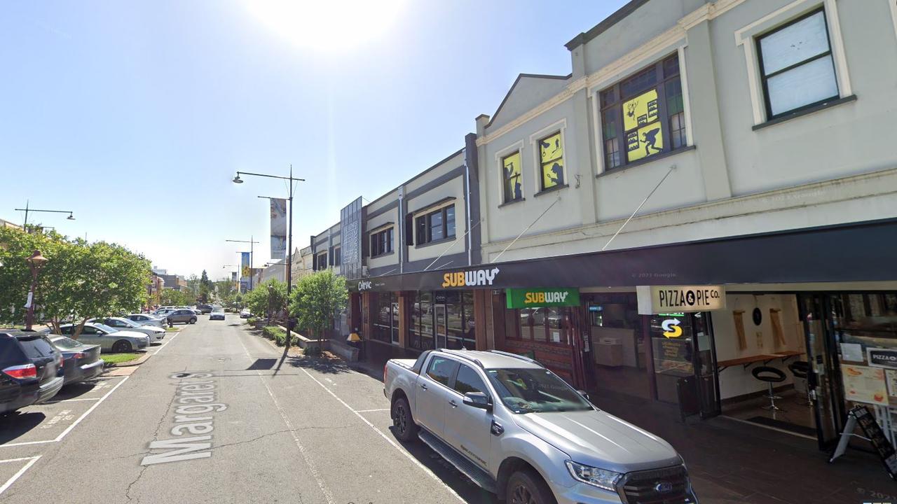 The violent incident occurred at 3.30am on December 10, 2023, at Subway on Margaret St in Toowoomba City. Picture: Google Maps