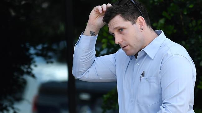 Matthew Alan Warner leaves Maroochydore Court House. Picture: Patrick Woods.