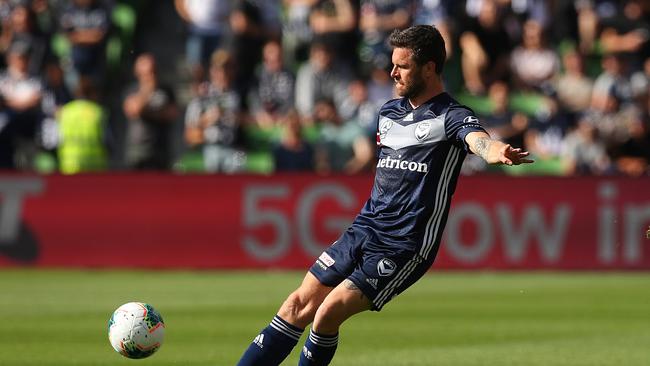 Tim Hoogland was a steadying influence in defence for Melbourne Victory.