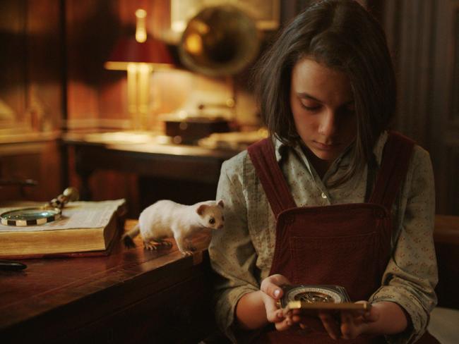 Dafne Keen plays Lyra in His Dark Materials. Picture: HBO