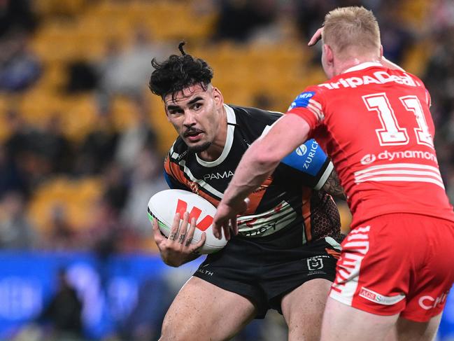 Terrell May is arguably the form forward in the NRL but still needs a big game to earn a NSW call up. Picture: Getty Images