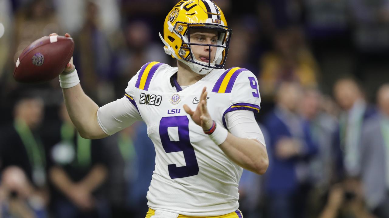 Joe Burrow is expected to be the top pick at the NFL Draft. (AP Photo/Gerald Herbert, File)