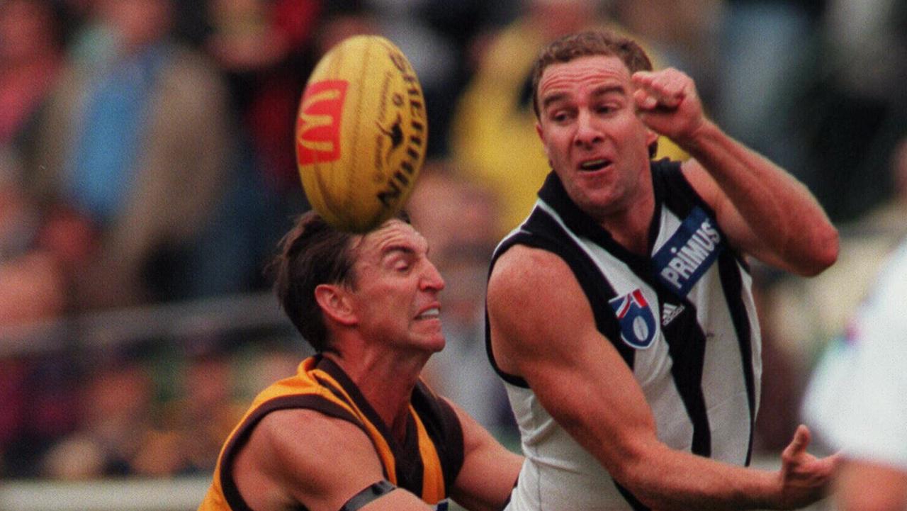 Wright in action during his Collingwood playing days.