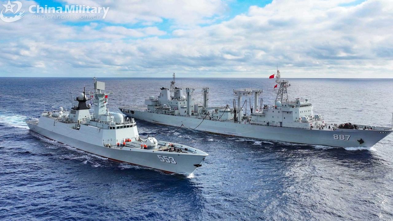 Don’t be surprised to see a Chinese navy task group off the east coast of Australia. Picture: eng.chinamil.com.cn/Photo by Cai Shengqiu