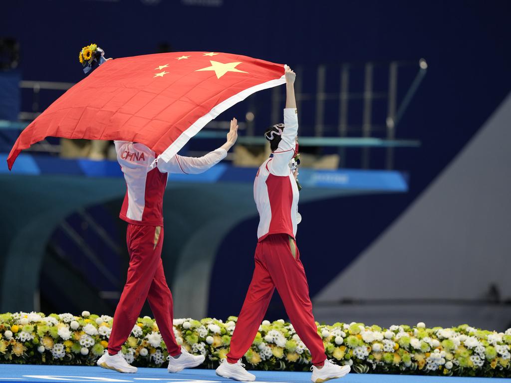 The criticism of the Chinese swimmers continues. Picture: Fred Lee/Getty Images