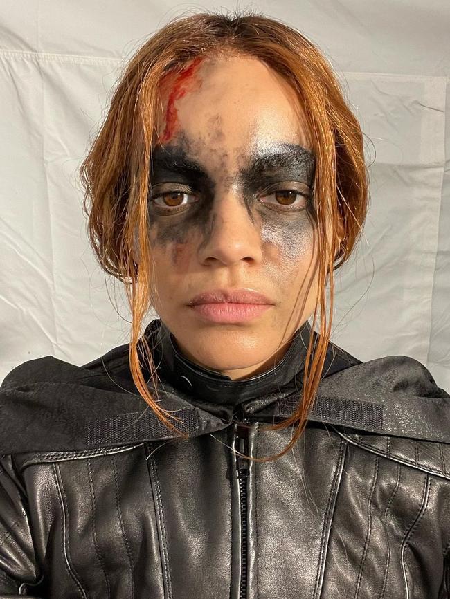 Batgirl star Leslie Grace shared these photos from the set.