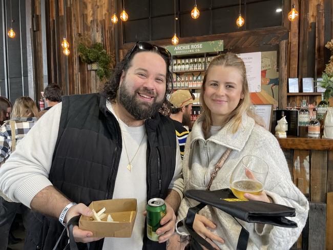 Tim and Julia Wills at the 2023 Mould Cheese Festival in Melbourne. Picture: Himangi Singh.