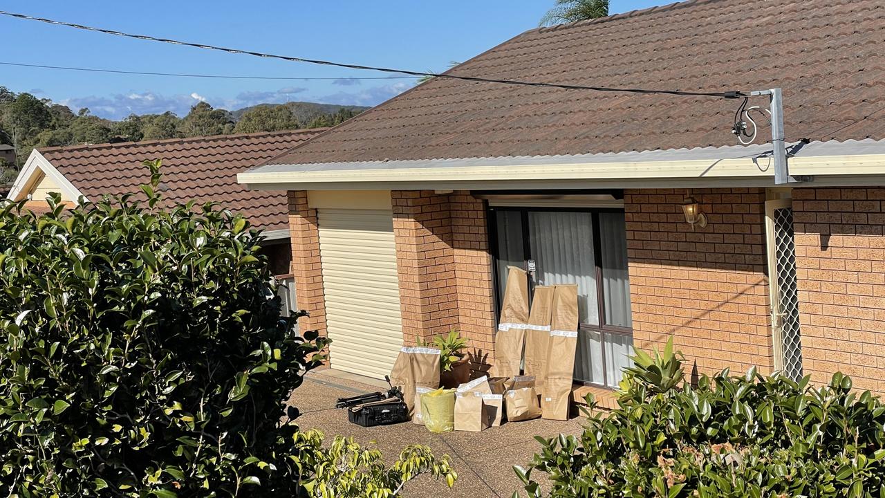 A number of items were seized from the house. Picture: News Corp Australia