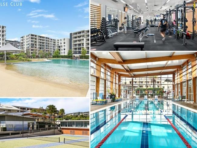 Waterfront Estate in Wentworth Point: Prices as low at $485,000. Building has Indoor and outdoor pools; Fully equipped gym; - Tennis courts; Fitness classes and steam room. NSW real estate.