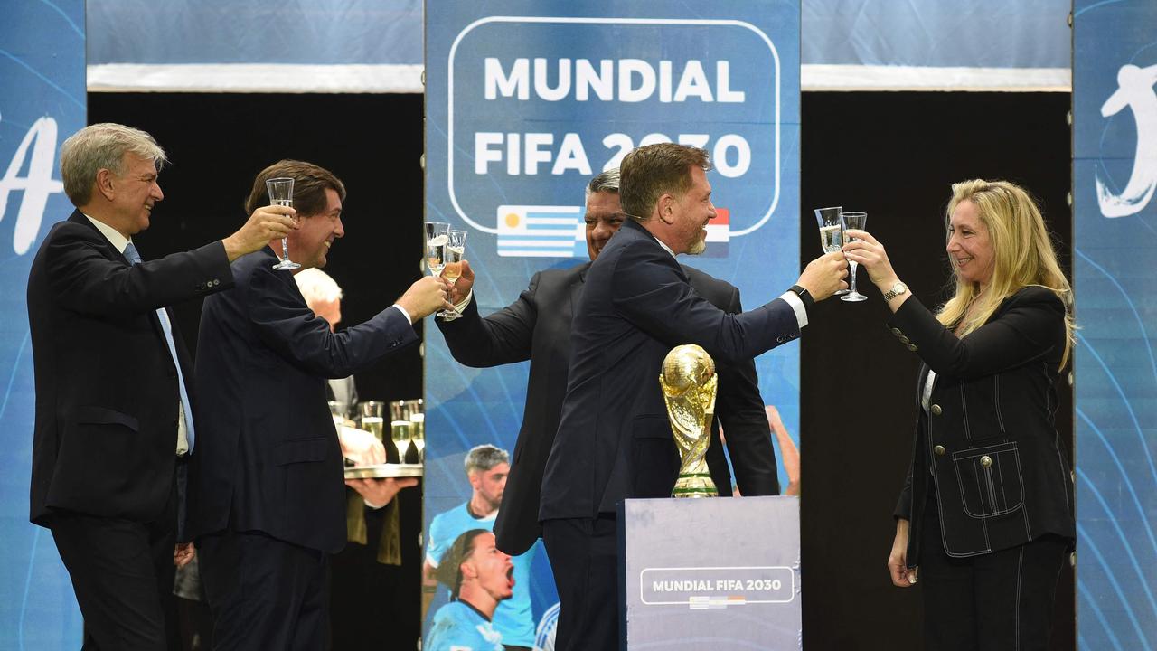 Three matches will take place in South America during the 2030 tournament. (Photo by DANIEL DUARTE / AFP)