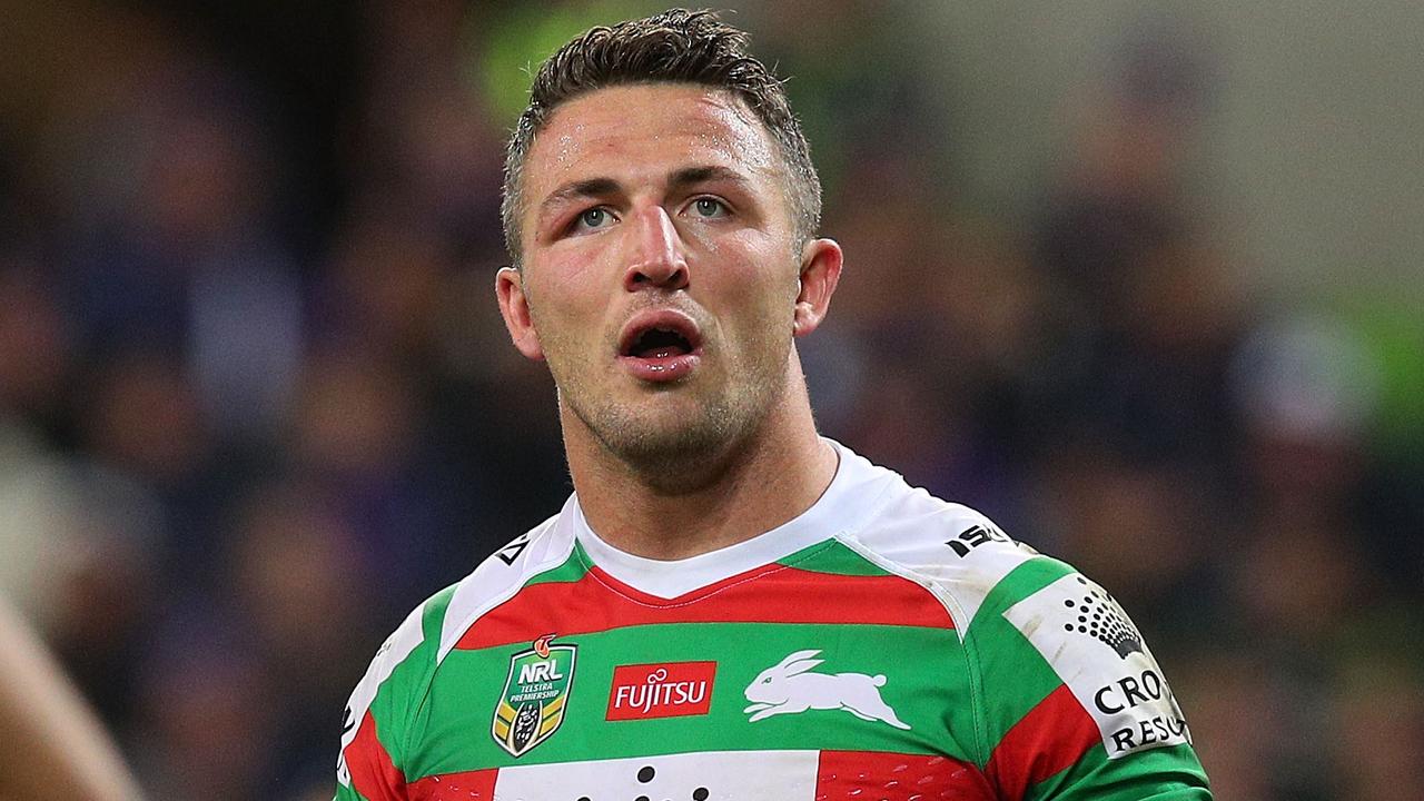 Sam Burgess’ Facebook messenger account was used in a lewd video chat.