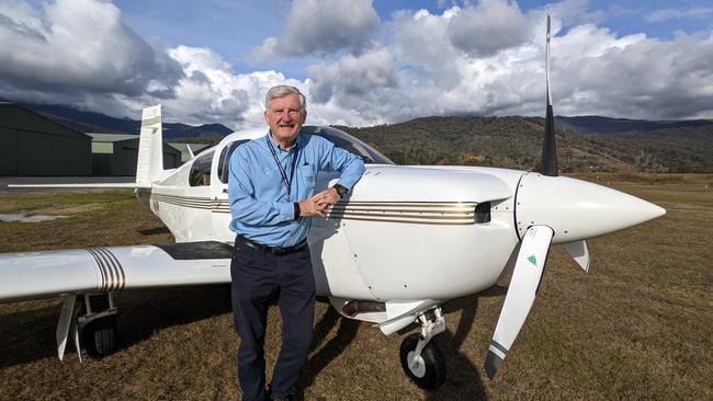 Mt Beauty’s John Hillard volunteers with Angel Flight. Picture: Kirrily Carberry