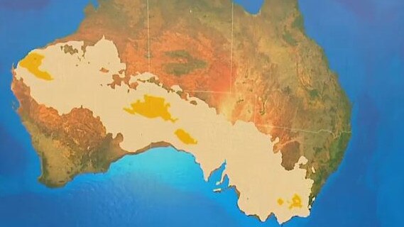 While Western areas of the state have been hot, Sydney hasn’t. Picture: Sky News Weather