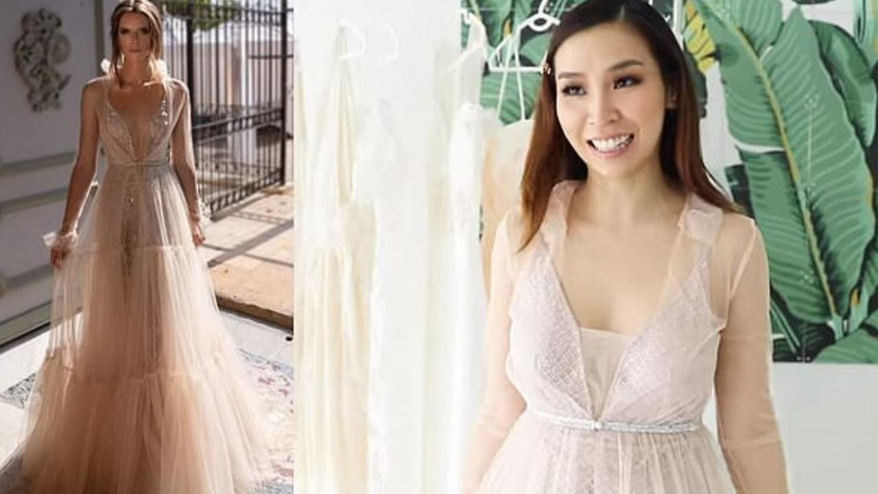 Cheap wedding dresses YouTube star tries on 21 X rated gowns