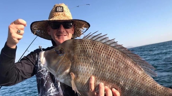 STOKED: This impressive looking grassy sweetlip was caught by Marc Horton-Stevens out off Mooloolaba. Picture: Supplied