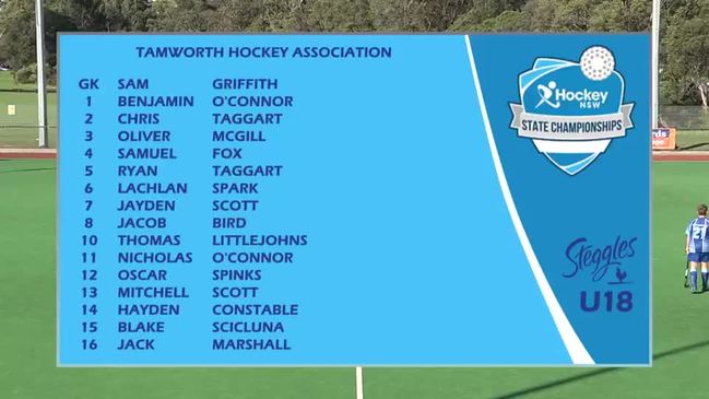 Replay: U18 Boys NSW State Hockey Championships – Hockey New England v Tamworth