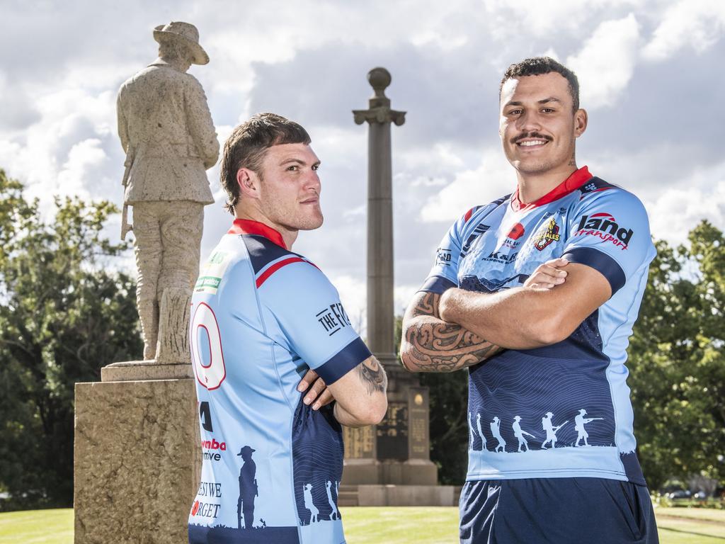 Western Clydesdales RLFC reveal ANZAC commemorative jersey for 2023, to be  worn in their round 6 Hostplus clash against Brisbane Tigers.