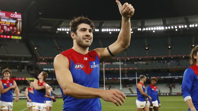 Wouldn’t the Saints love to have Christian Petracca running around for them? Picture: AFL Photos/Getty Images