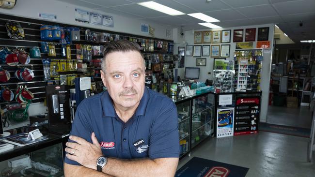 Darren Black from Black Locksmiths says City Rd is dead. AAP Image/Renae Droop