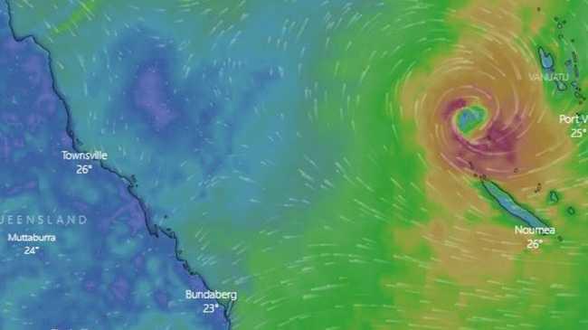 Windy Weather predictions for Monday, February 10.