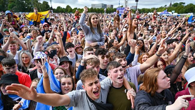 About 50,000 people attended the TRNSMT event in Glasgow. Outdoor festivals would require a vaccine passport under a plan to control a winter outbreak. Picture: Getty Images.