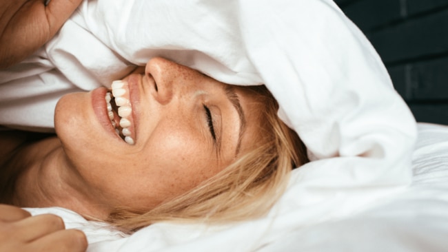Using your voiceSpeak up.Being vocal during sex doesn’t have to mean using dirty talk — although that can help some get hot and heavy. Letting out every sigh and moan will not only let your partner know how you’re reacting to their best moves but also stimulate the vagus nerve, which helps the body relax into orgasm.“By breathing deeply, keeping your mouth open, and allowing natural moans to escape, you can enhance sensations and make climaxes more powerful,” the expert said.She suggested that those who aren’t naturally so vocal begin by practicing humming, sighing, or even simply exhaling when working on themselves.