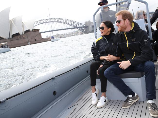 The couple, pictured in Sydney in 2018, have stepped away from the spotlight. Picture: Getty Images for the Invictus Games Foundation