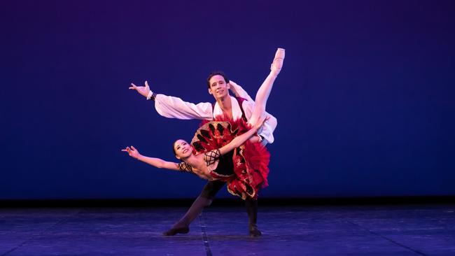 Neneka Yoshida and Camilo Ramos shone in an excerpt from Don Quixote at Queensland Ballet’s 60th Anniversary Gala.