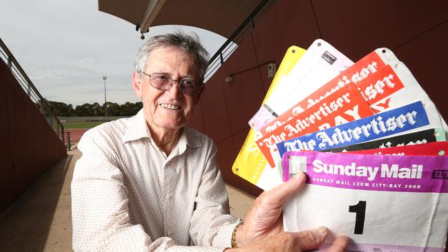 Bob Clarke came up with the concept of a City-Bay fun run in 1973. Picture: Tait Schmaal.