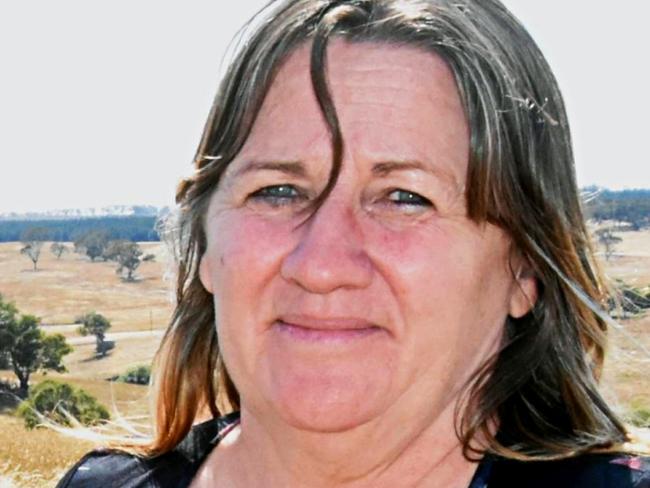 Wiradyuri Traditional Owners Central West Aboriginal Corporation historian Lisa Paton in front of an area that contains Aboriginal sites and will be covered by the tailings dam if the mine is approved. PIC: Central Western Daily/ACM