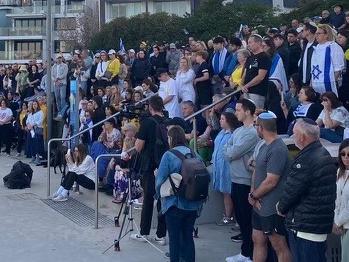 Sunrise prayers this morning, at North Bondi.